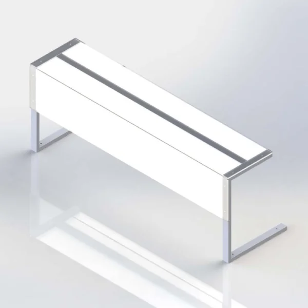 Sheffield Fabrications Square Sneeze Guard SGC135