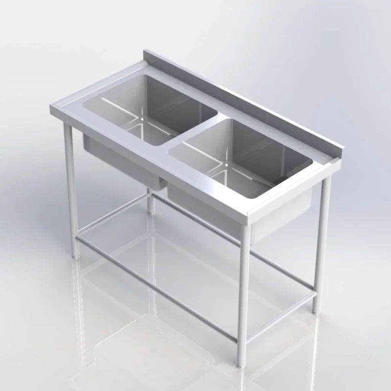 Sheffield Fabrications Double Bowl Sink SDB1506R