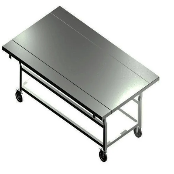 Sheffield Fabrications Heavy Duty Dressing & Embalming Trolley (Extended Top)