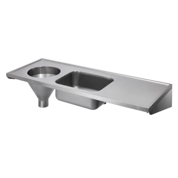 Sheffield Fabrications Combined Sluice Sink With Sink And Drainer – LH
