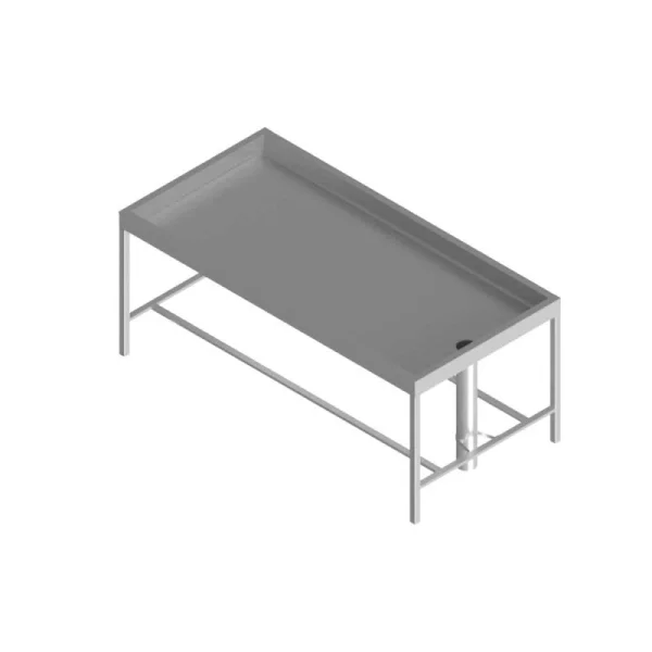 Sheffield Fabrications Stainless Steel Muslim Ghusl Washing Table
