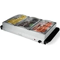 Steelology 3 Compartment Electric Buffet Server 1/3-65mm - view 2