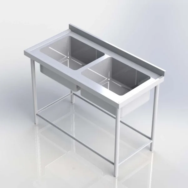 Sheffield Fabrications Double Bowl Sink SDB2006R