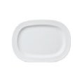 Arthur Krupp White Flat Plate (Rectangular)