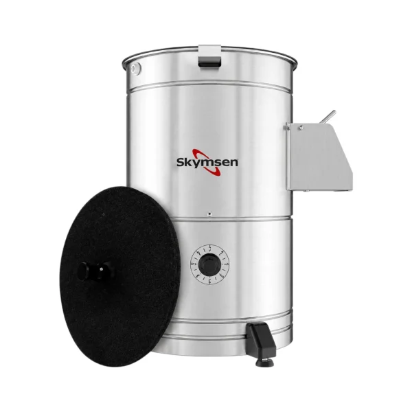 Skymsen Potato Peeler With Door, Stainless Steel 10KG