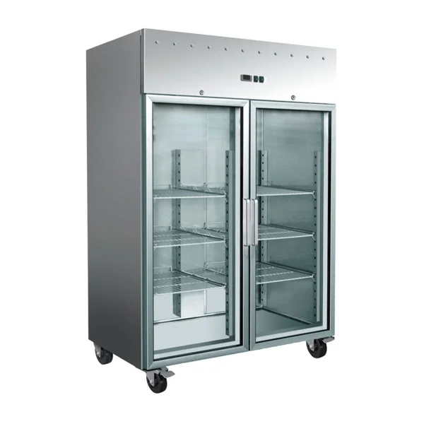 Blueline Upright Double Glass Door Chiller