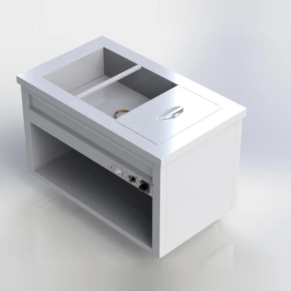Sheffield Fabrications Bain Marie With Open Cupboard BMNO1207-3