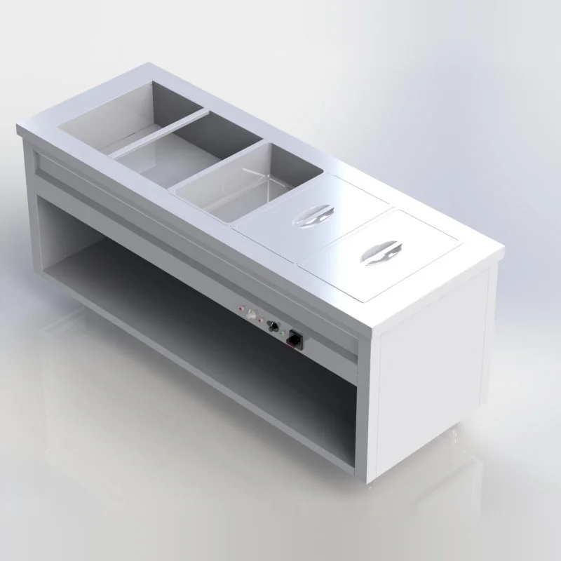 Sheffield Fabrications Bain Marie With Open Cupboard BMNO2007-5