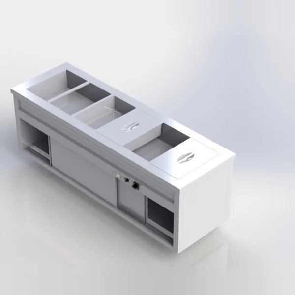 Sheffield Fabrications Bain Marie With Neutral Cupboard BMN2307-6