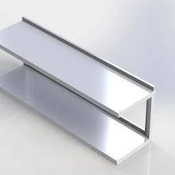 Sheffield Fabrications Wall Shelf Double WSD180