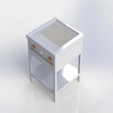 Sheffield Fabrications Free Standing Lava Stone Grill 375