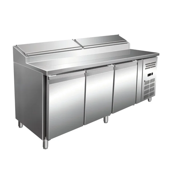 Salad Counter 3 Door 1800 Blueline