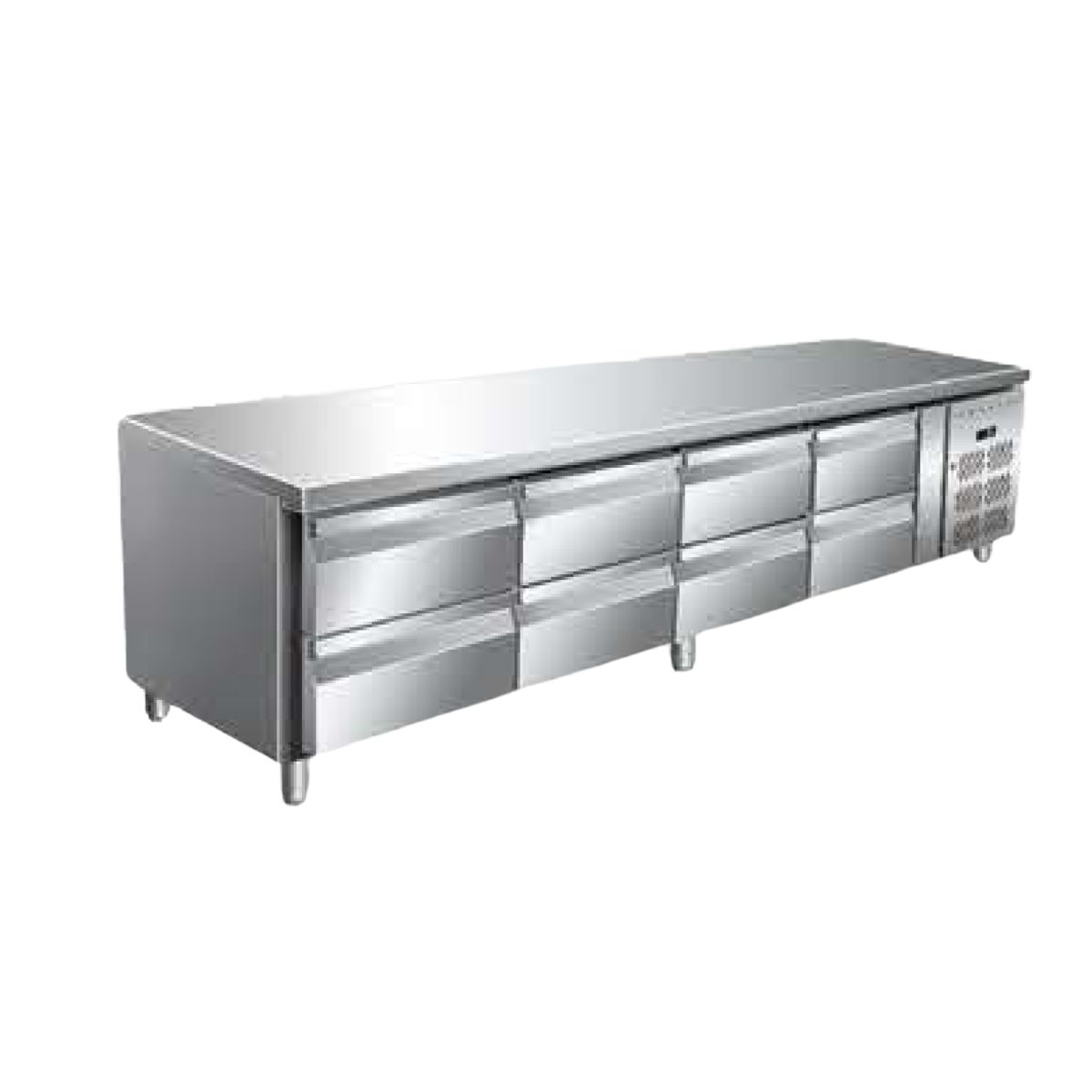 Drawer Counter Chiller 8 Drawers 2200 Blueline