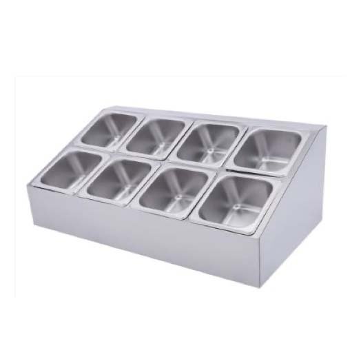 Sheffield Fabrications Table Top/Drop IN Condiments Containers
