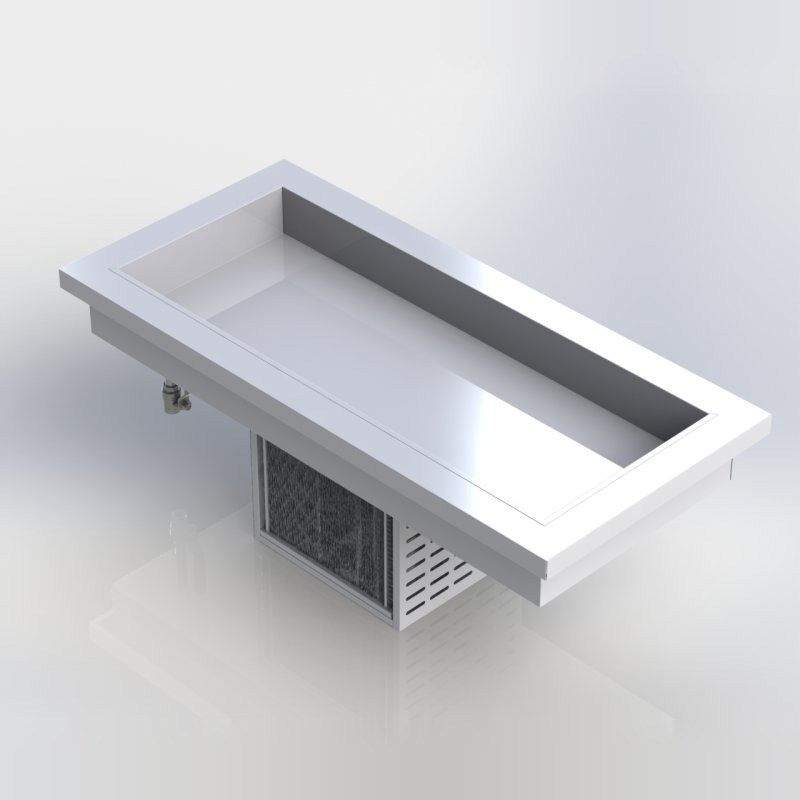 Sheffield Fabrications Salad Well Drop IN 1800MM