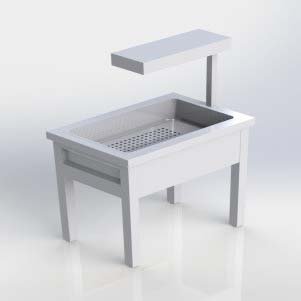 Sheffield Fabrications Chips Dump With Overhead Lighting