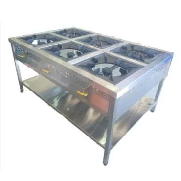Sheffield Fabrications 6 Burner Low Pressure Cooker Free Standing 900MM