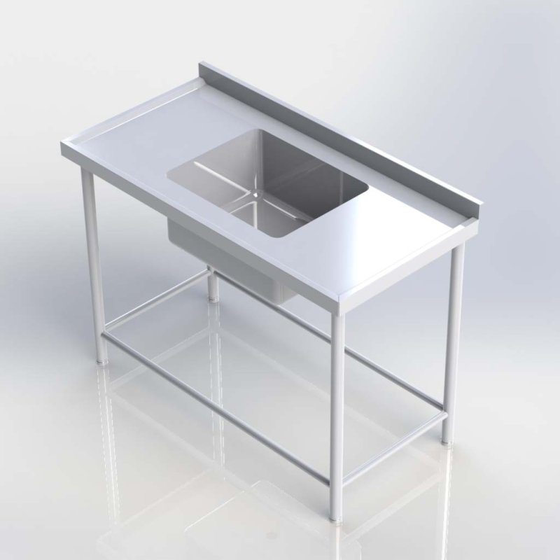 Sheffield Fabrications Single Bowl Sink SSB1806R