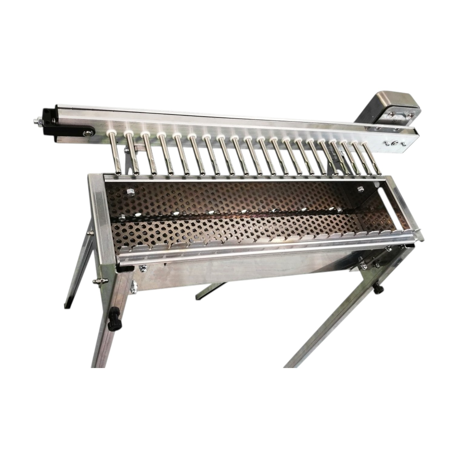 Tecnoroast Charcoal Grill Automatic 850MM 20 Skewers TRS-20