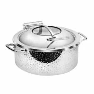 Winners Hot Pot 36CM Stainless Steel 6 L Hammered Finish