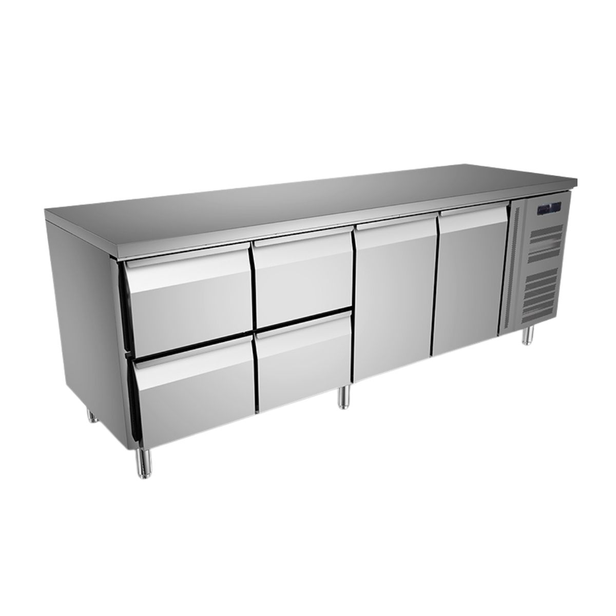 Blueline Refrigerated Counter Chiller 2 Doors & 4 Drawers ( 2230*700)